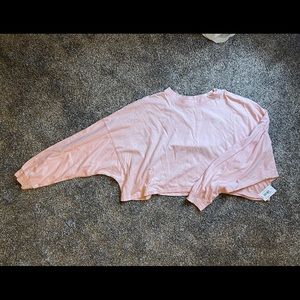 Long sleeve crop top